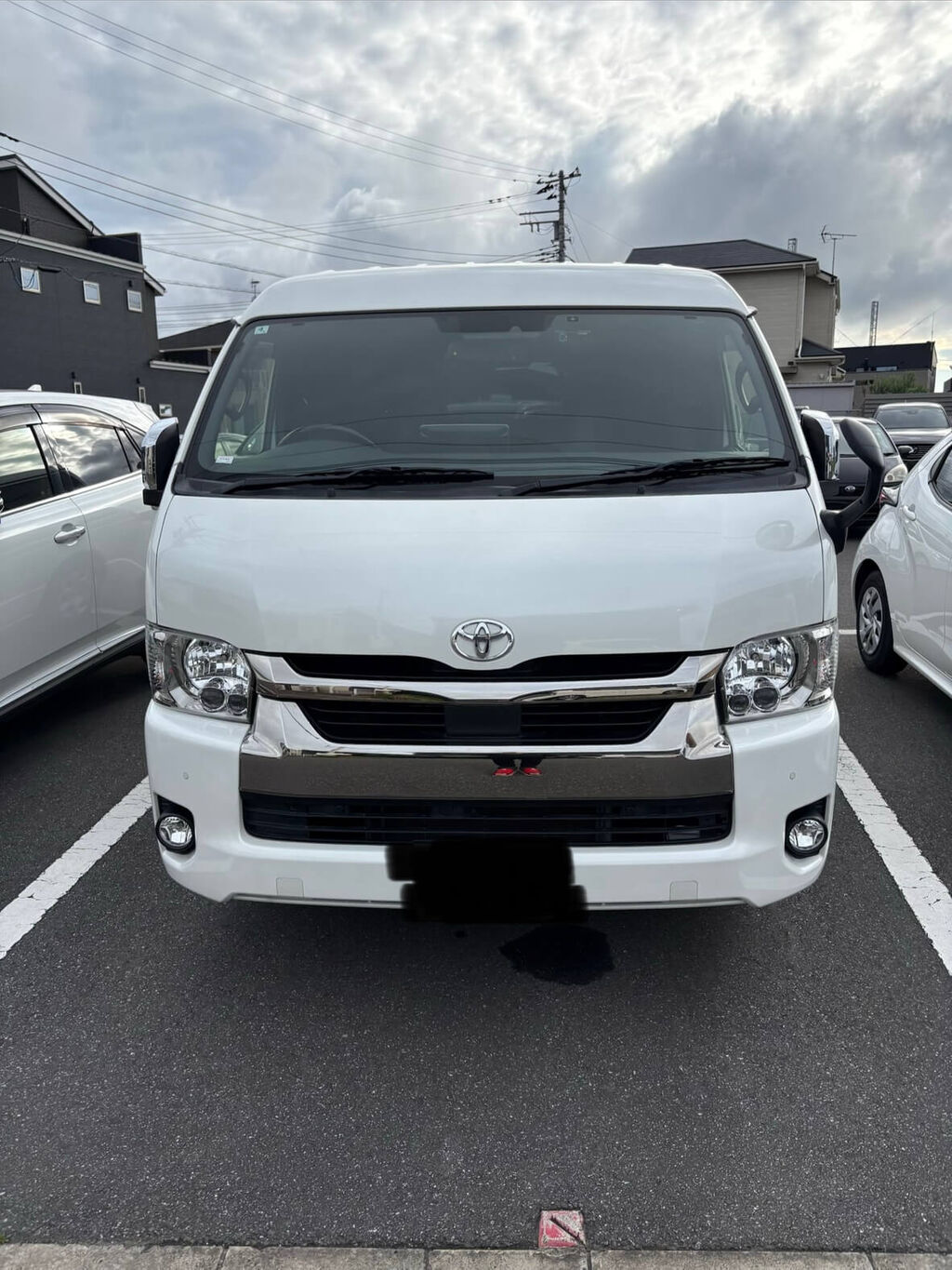 トヨタ ハイエース スーパーGL 納車写真 フロント