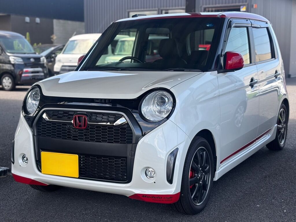 ホンダ N-ONE Modulo X ホワイト×レッドルーフ2トーン フロント