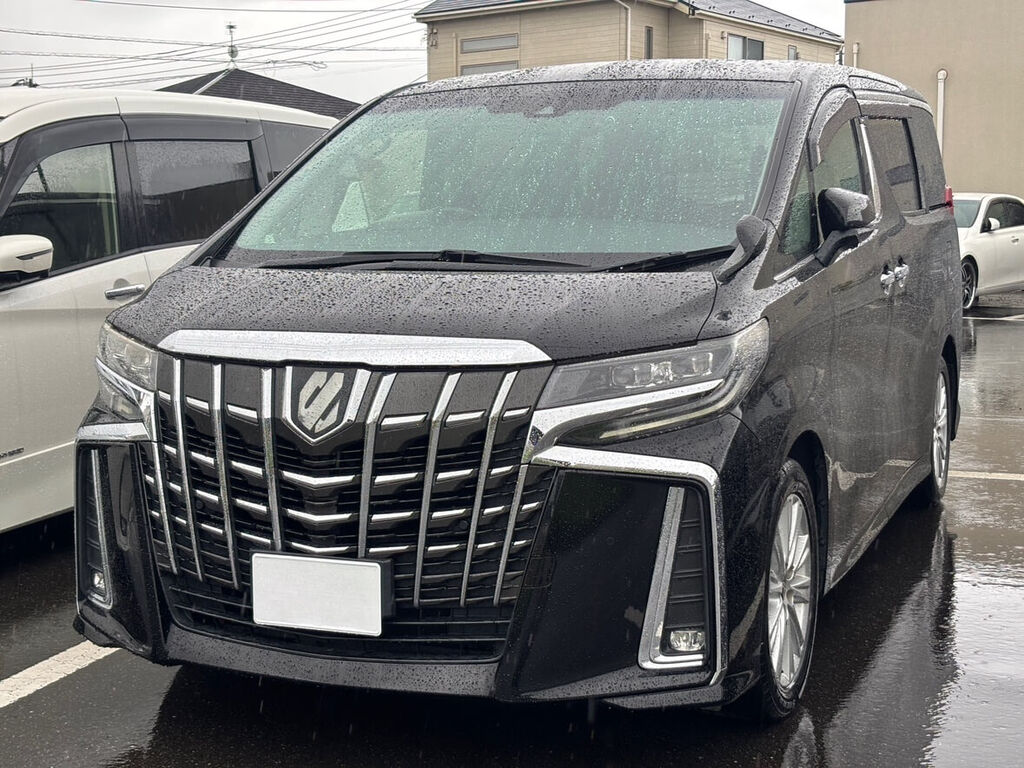 トヨタ アルファード ブラック 斜め前方